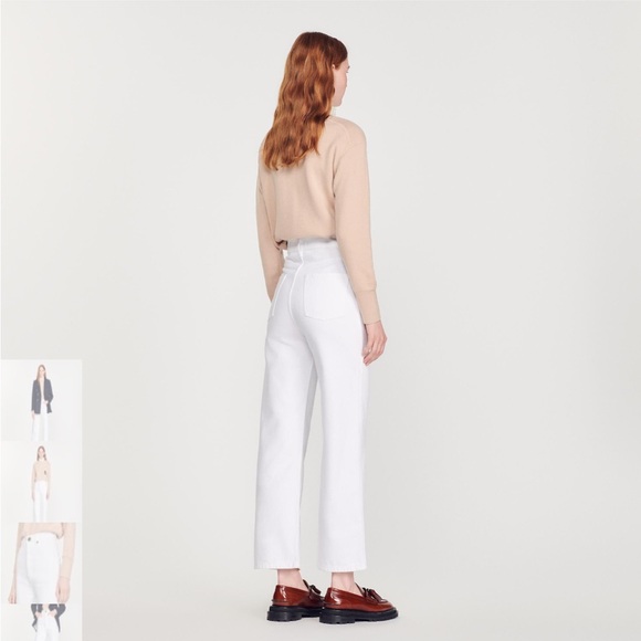 Sandro White jeans eur size 38 - Picture 2 of 6
